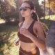 Great for running: Fauna audio glasses music glasses Bluetooth glasses - model Fabula Crystal Brown