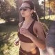 Great for running: FAUNA audio glasses music glasses Bluetooth glasses - model Fabula Crystal Brown