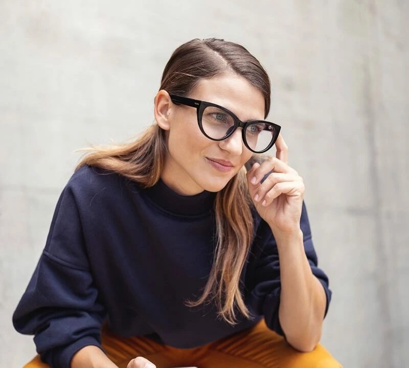 Work from home or at the office with FAUNA audio eyewear - take phone calls