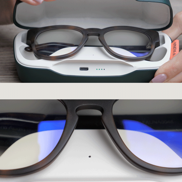 Fauna Audio Glasses support - battery status of the glasses