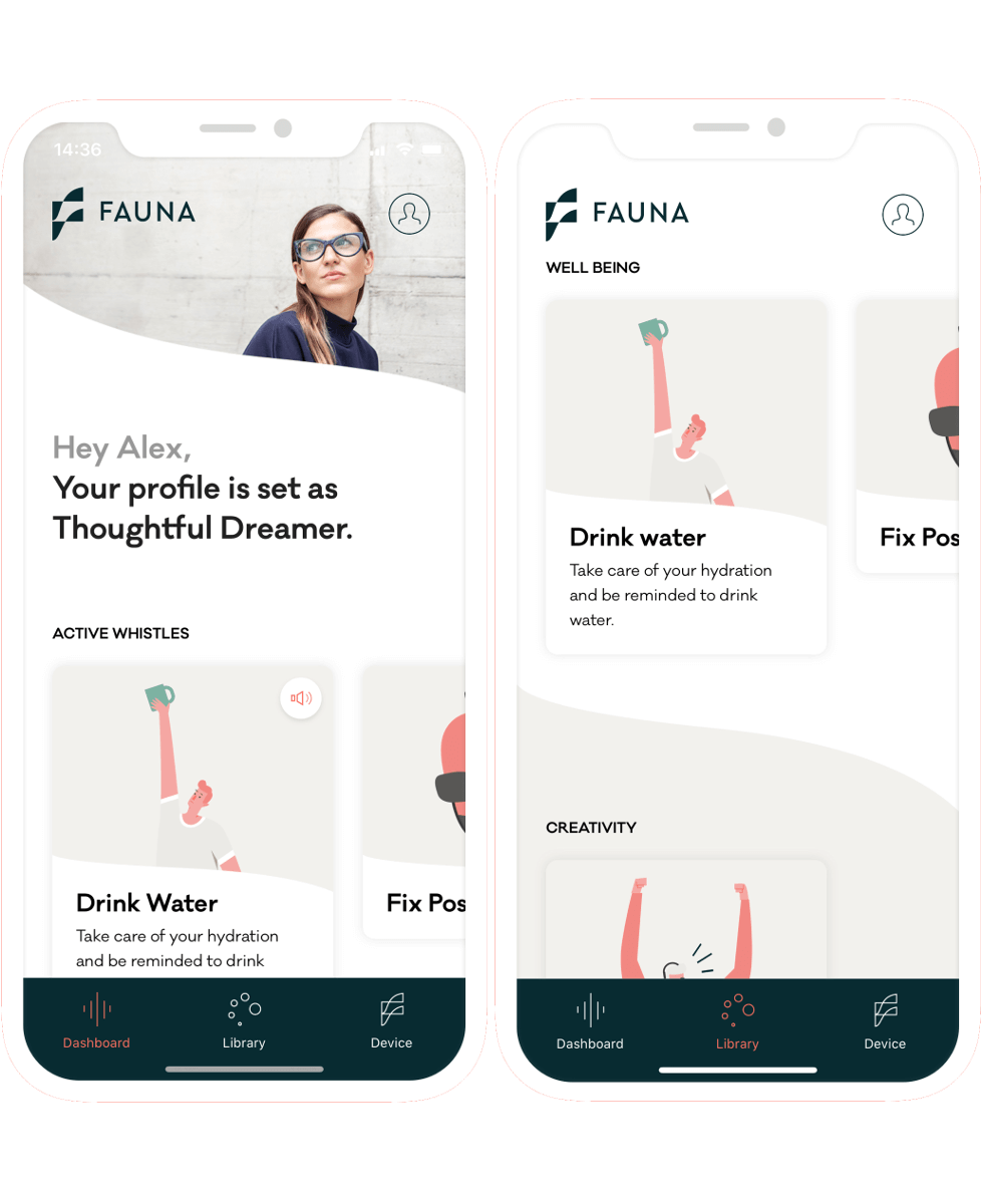 Fauna Audio Glasses for more productivity and selfcare and work
